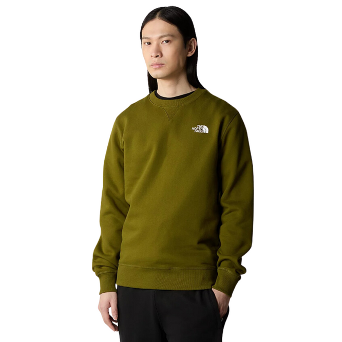 Simple Dome Crew Sweatshirt Forest Olive