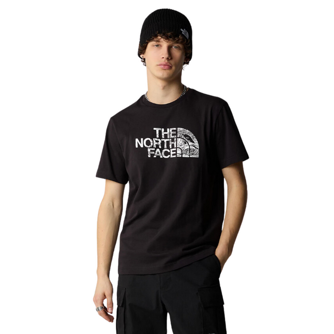T-shirt Woodcut Dome TNF Black