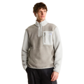 Yumiori 1/4 Zip Fleece Stone Slab/Cumulus Cloud