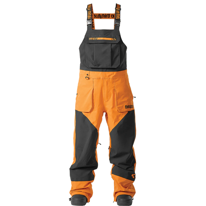 Basement Snowboard Bib Black/ Orange