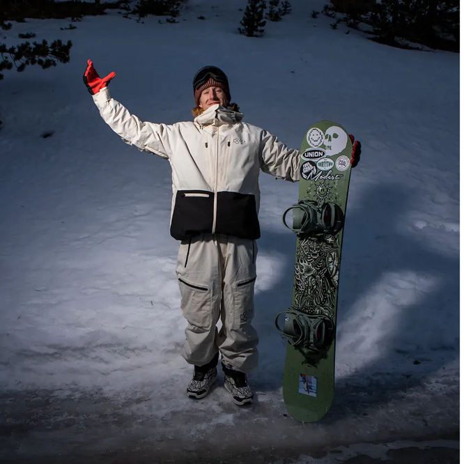 TM Recycled Snowboard Jacket Off White