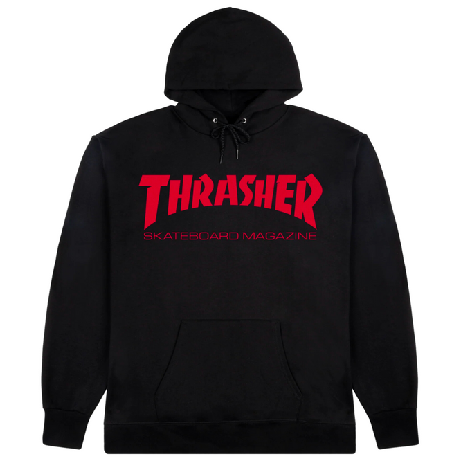 Skate Mag Hoodie Black/Red