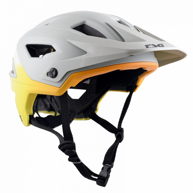 Chatter Solid Color Satin Grey Sunset MTB Helm