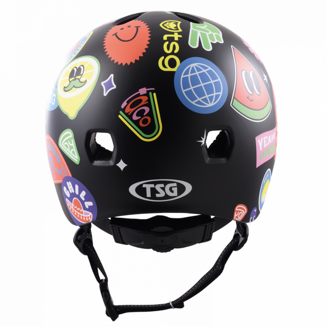Meta Graphic Design Happy Sticker Helmet