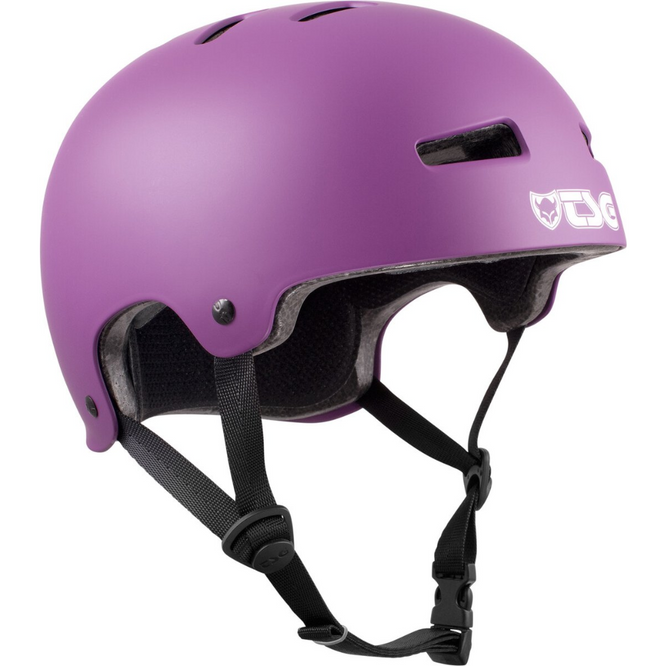 Meta Solid Color Satin Purple Magic Helmet
