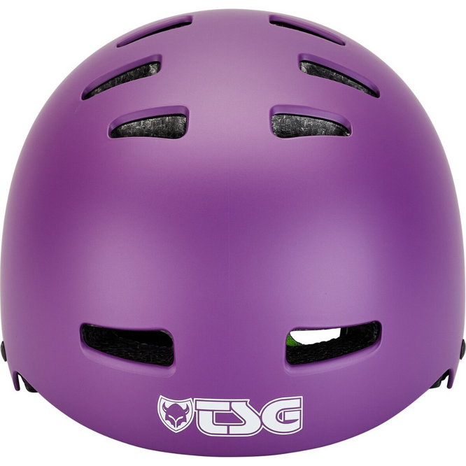 Meta Solid Color Satin Purple Magic Helm