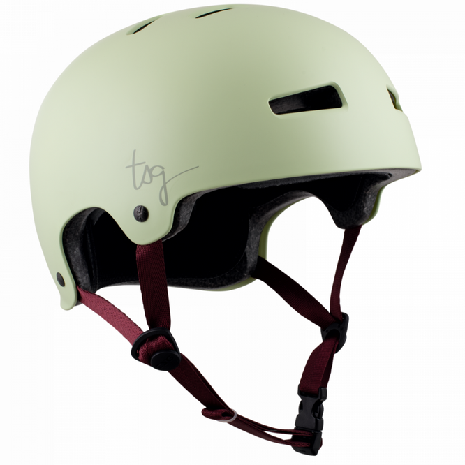 Womens Evolution Solid Color Satin Matcha Helmet