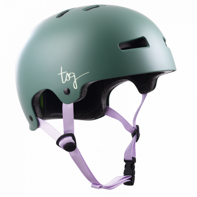 Womens Evolution Solid Colors Satin Foliage Green Helmet