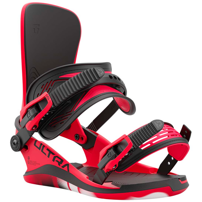 Ultra Hot Red 2025 Snowboard Bindings
