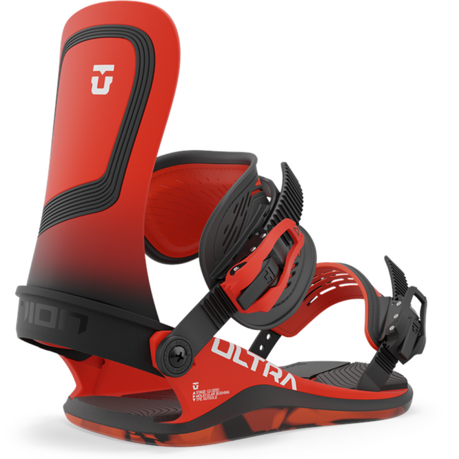 Ultra Hot Red 2024 Snowboard Bindings