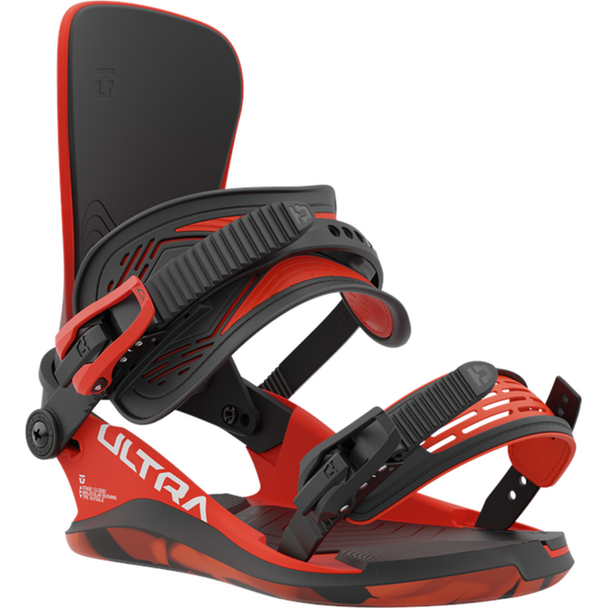 Ultra Hot Red 2024 Snowboard Bindings