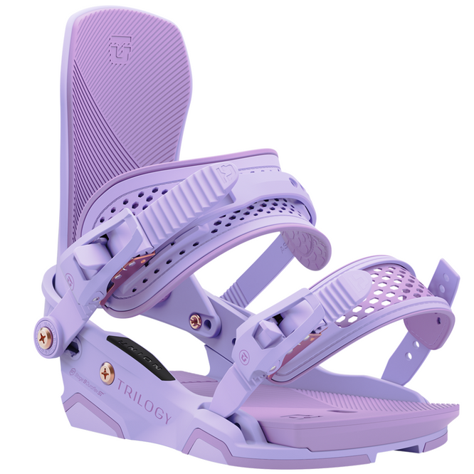 Womens Team Trilogy Lavender 2025 Snowboard Bindings