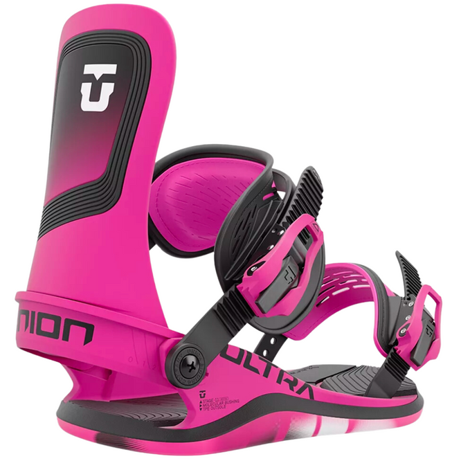 Womens Ultra Hot Pink 2025 Snowboardbindingen