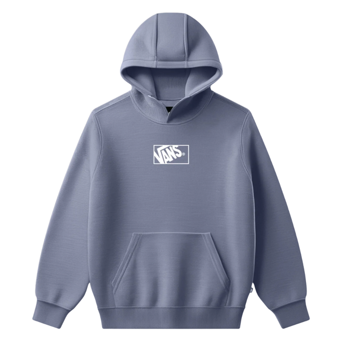 Kids Blocked Box Hoodie Glacial Slate