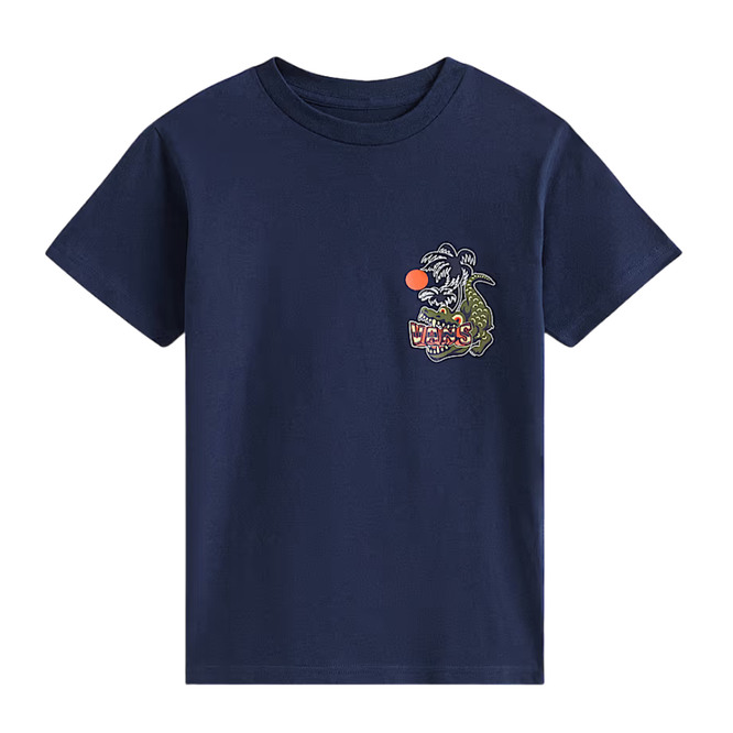 Kids Hangry Croc T-Shirt Dress Blues