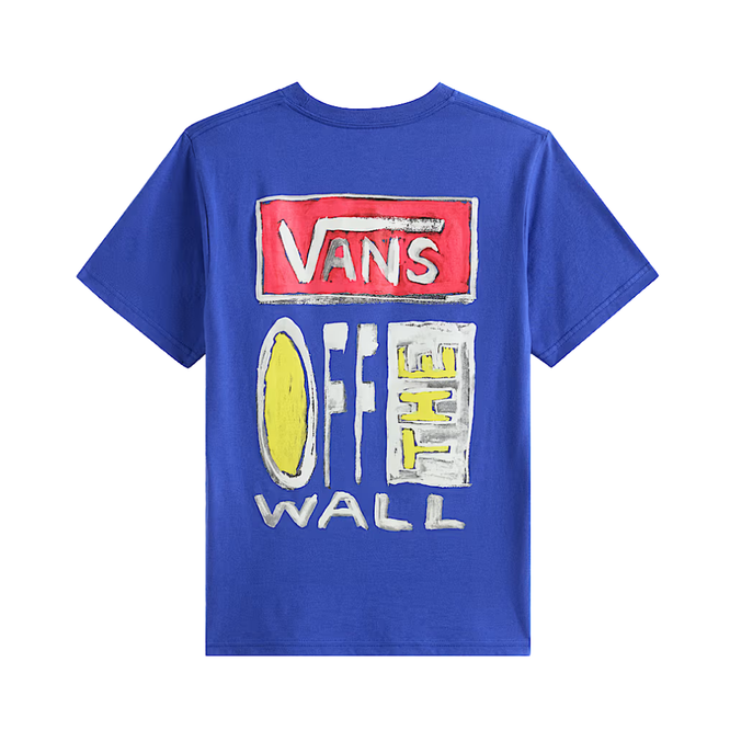 Kids On Canvas T-Shirt Royal Cobalt