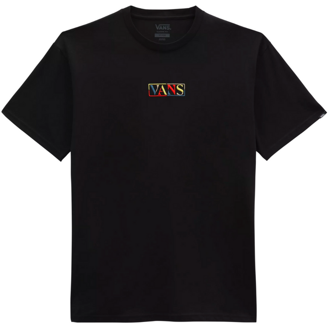 T-shirt à logo central multicolore Noir