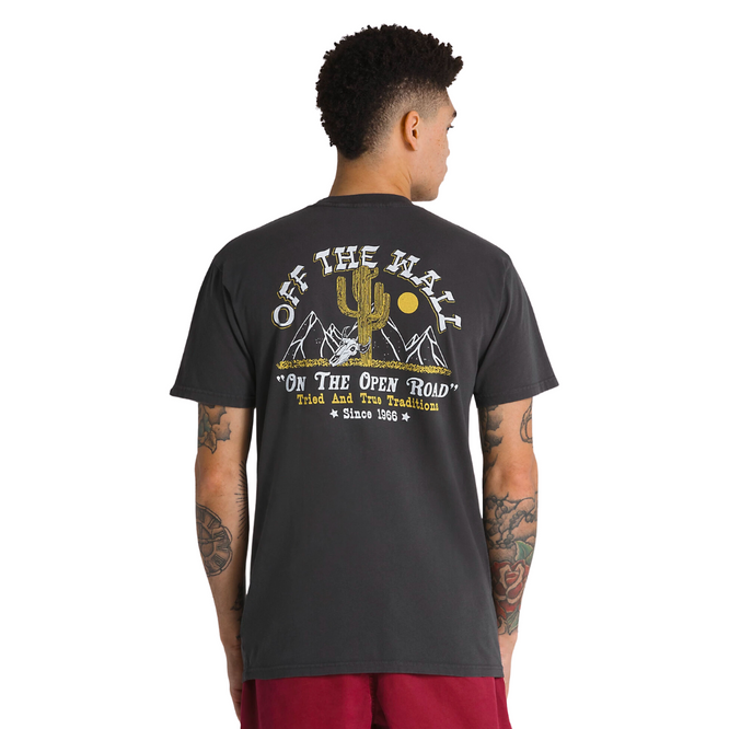 On the Road T-shirt Overdye Noir