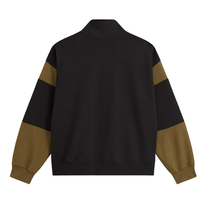 Retro Sport Full Zip Sweater Faded Black