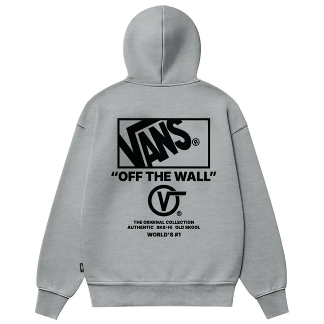 Stacked Hi Hoodie Cement Heather