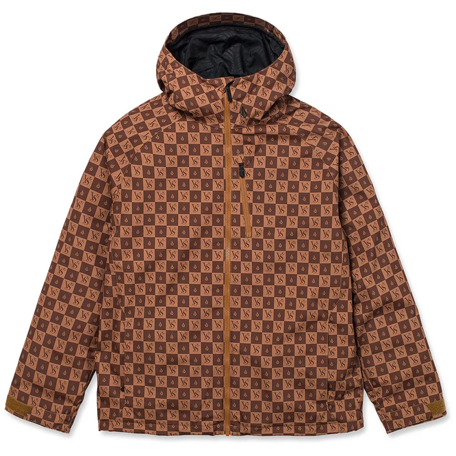 2836 Ins Snowboard Jacket Brown