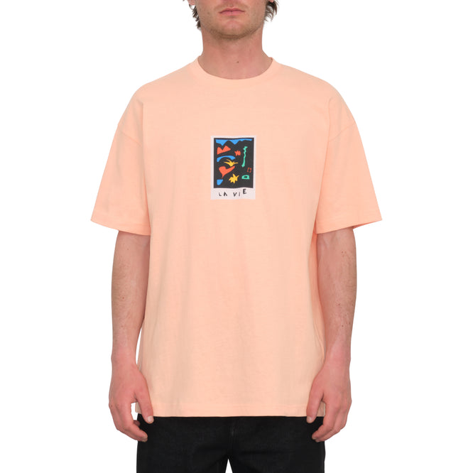 Arthur Longo 3 T-shirt saumon