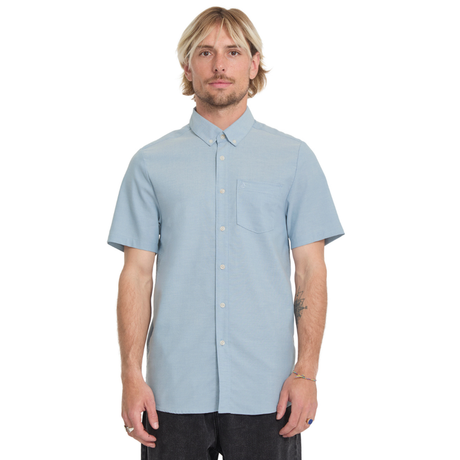 Everett Oxford Shirt Wrecked Indigo