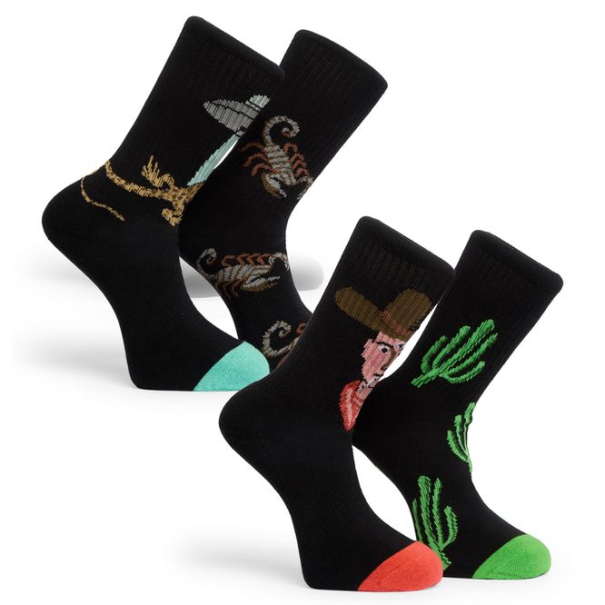 FA Mickey Mason Socks 4 Piece Multicolor