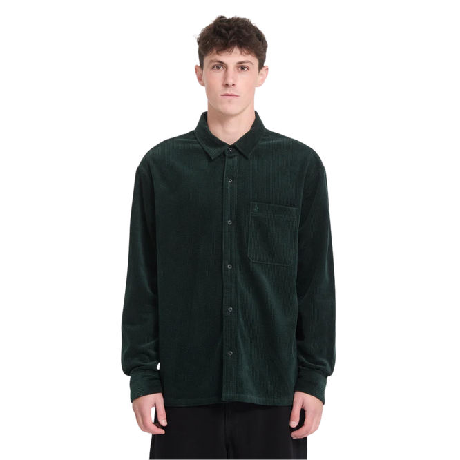 Fostered II Cord Longsleeve Shirt Scarab