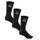 Lot de 3 chaussettes Full Stone noires