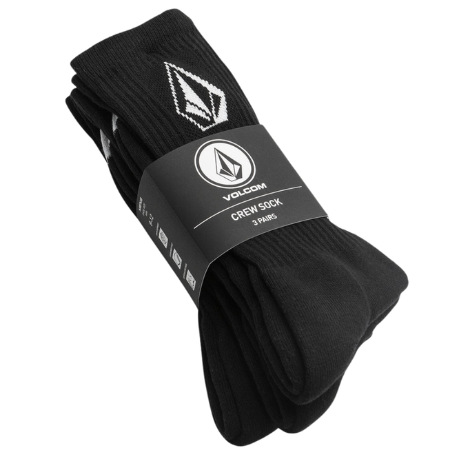 Lot de 3 chaussettes Full Stone noires