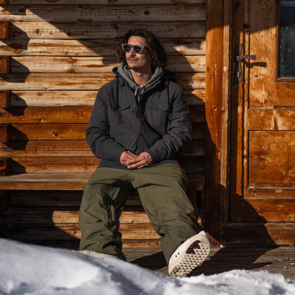 Volcom Insulated Flannel Jacket Heather Black Stoked Boardshop