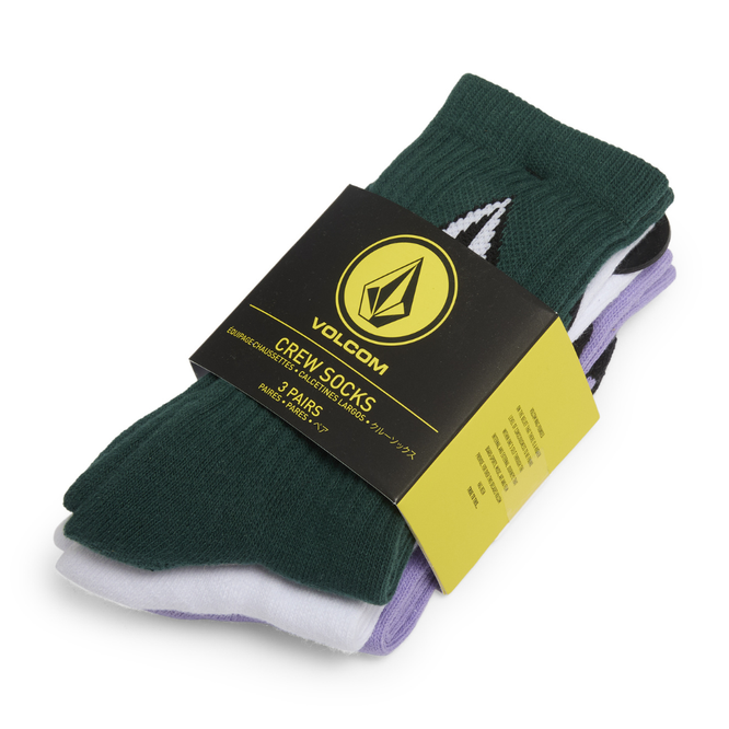 Kids Full Stone Socks 3 Pack Multicolor