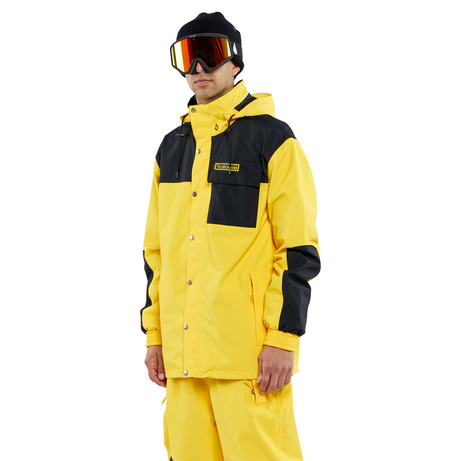 Veste de snowboard Longo Gore-Tex Bright Yellow