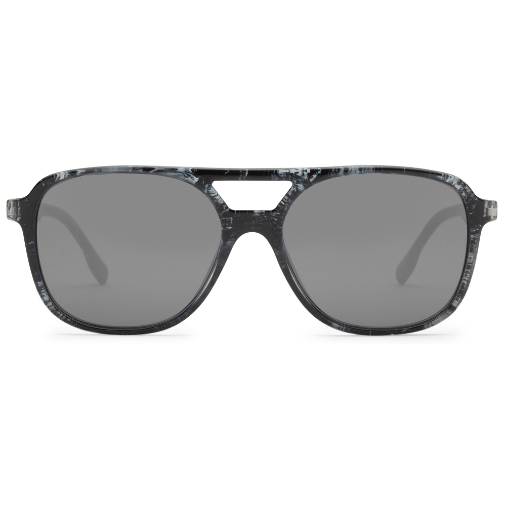 Volcom New Future Sunglasses Gloss Marble Silver Mirror Stoked Boardshop