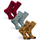 Print Mixer Sock 3 pack Multicolor
