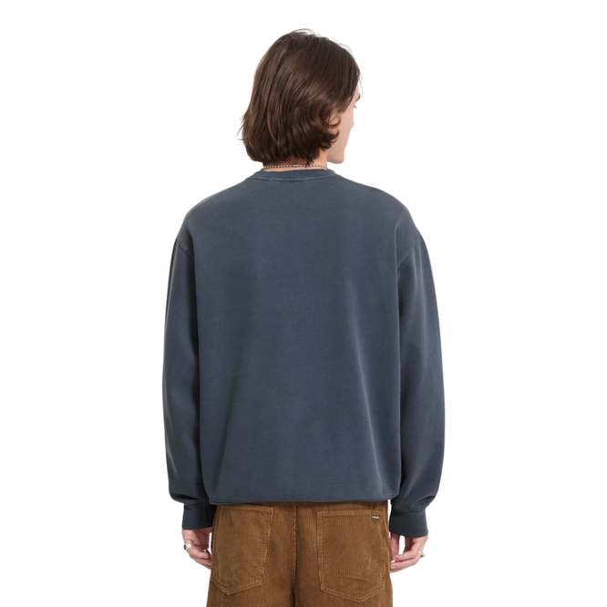 Single Stone Crewneck Sweater Storm Blue
