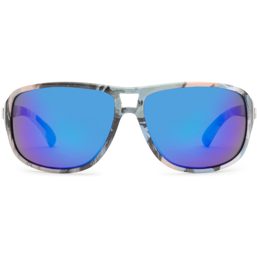 Stoke Sunglasses Skulls/Blue Mirror