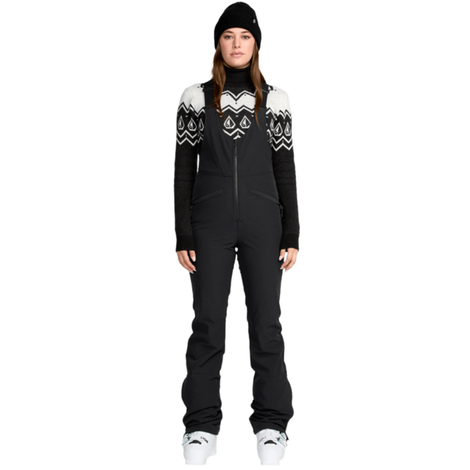 Womens Battle Stretch Bib Black