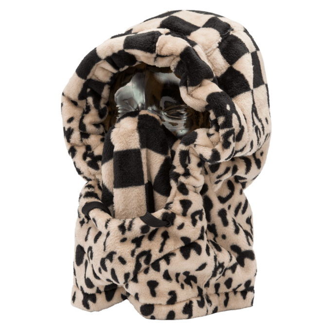 Womens Dang Hood Facemask Oatmeal