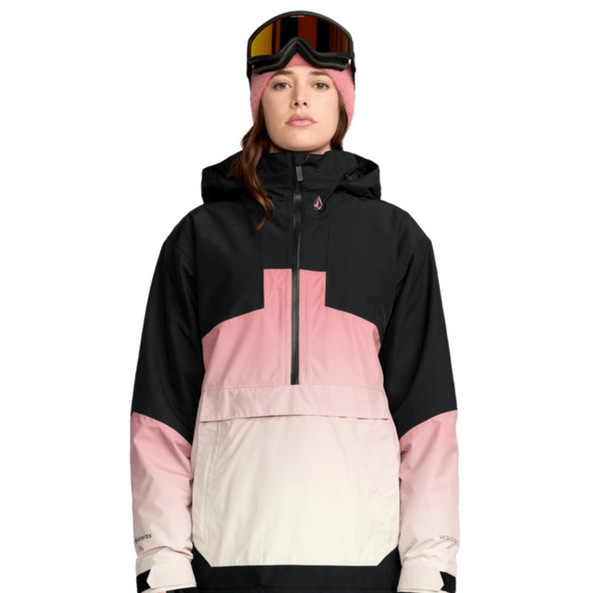 Womens Fern Insulated Gore Pullover Jacket Mesa Rose