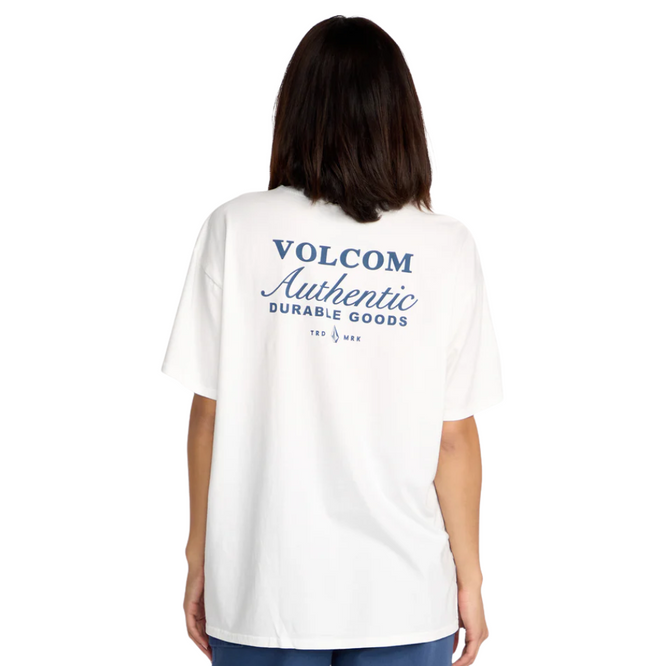 Womens Stone Throw T-Shirt Star White