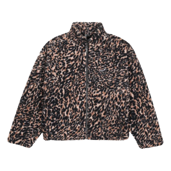 Womens Wylding Out Fleece Sherpa Animal Print