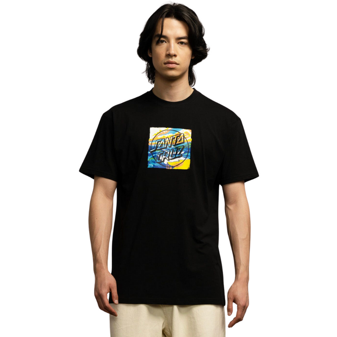 Water View Front T-shirt Black