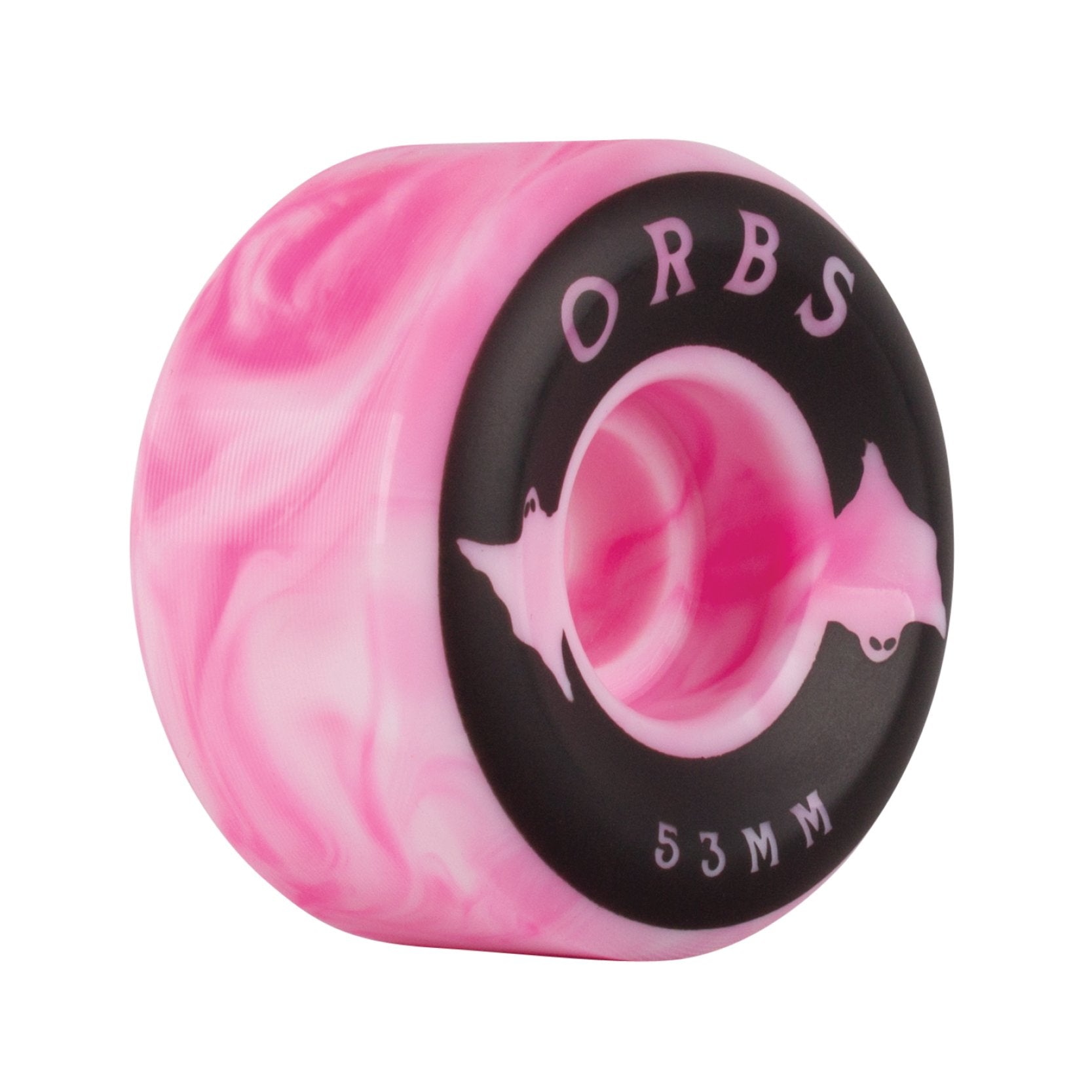 Orbs Specters Swirls 99a Pink/White 53mm Skateboard Wheels