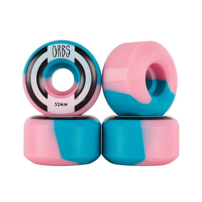 Orbs Apparitions 99a Pink/Blue 52mm Skateboard Wheels