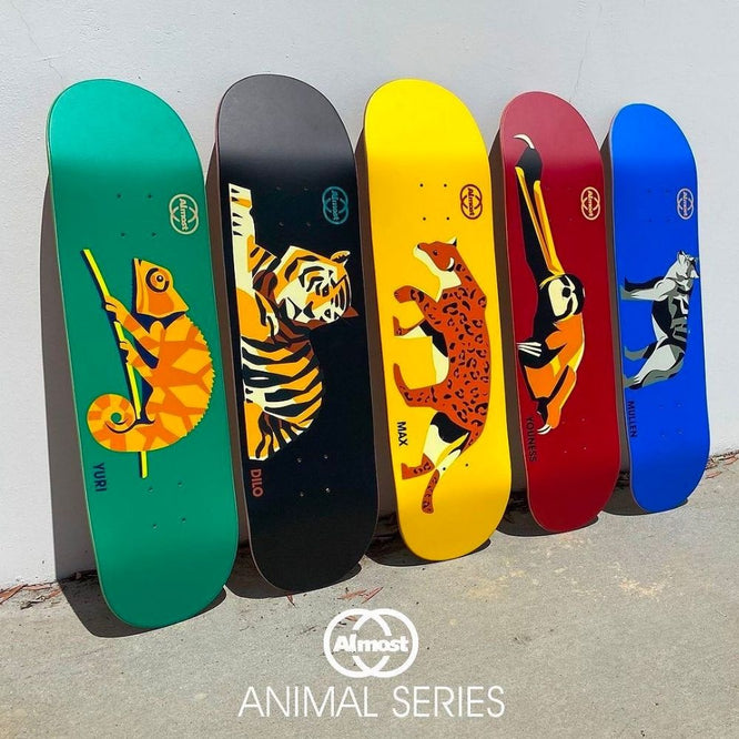 Animals R7 Max Geronzi Yellow 8.25" Skateboard Deck