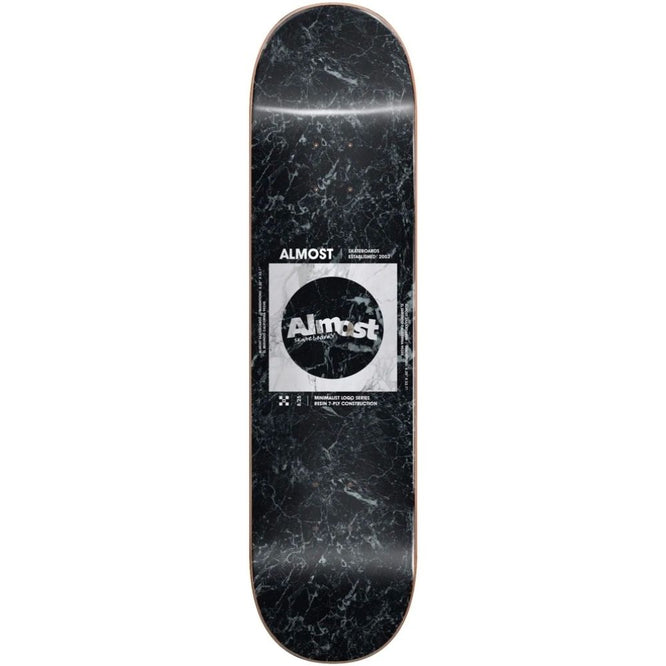 Minimalist Logo Black/White 8.25" Skateboard Deck
