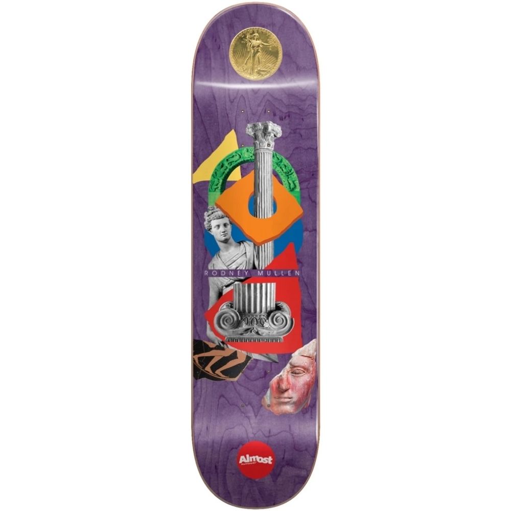 Mullen Relics Purple 8.25" Skateboard Deck