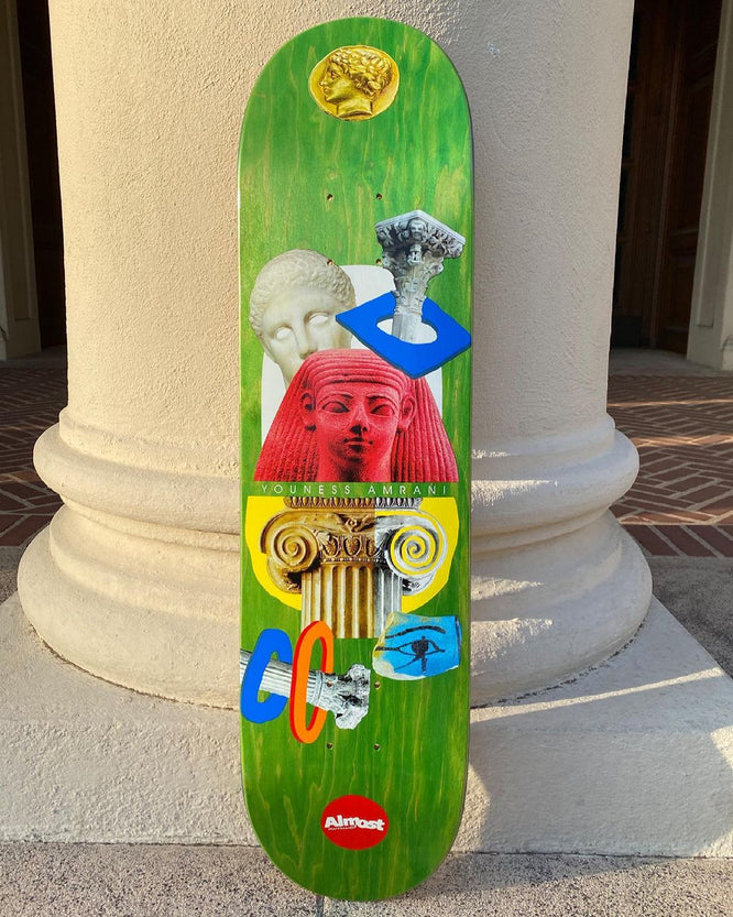 Youness Relics Green 8.0" Skateboard Deck